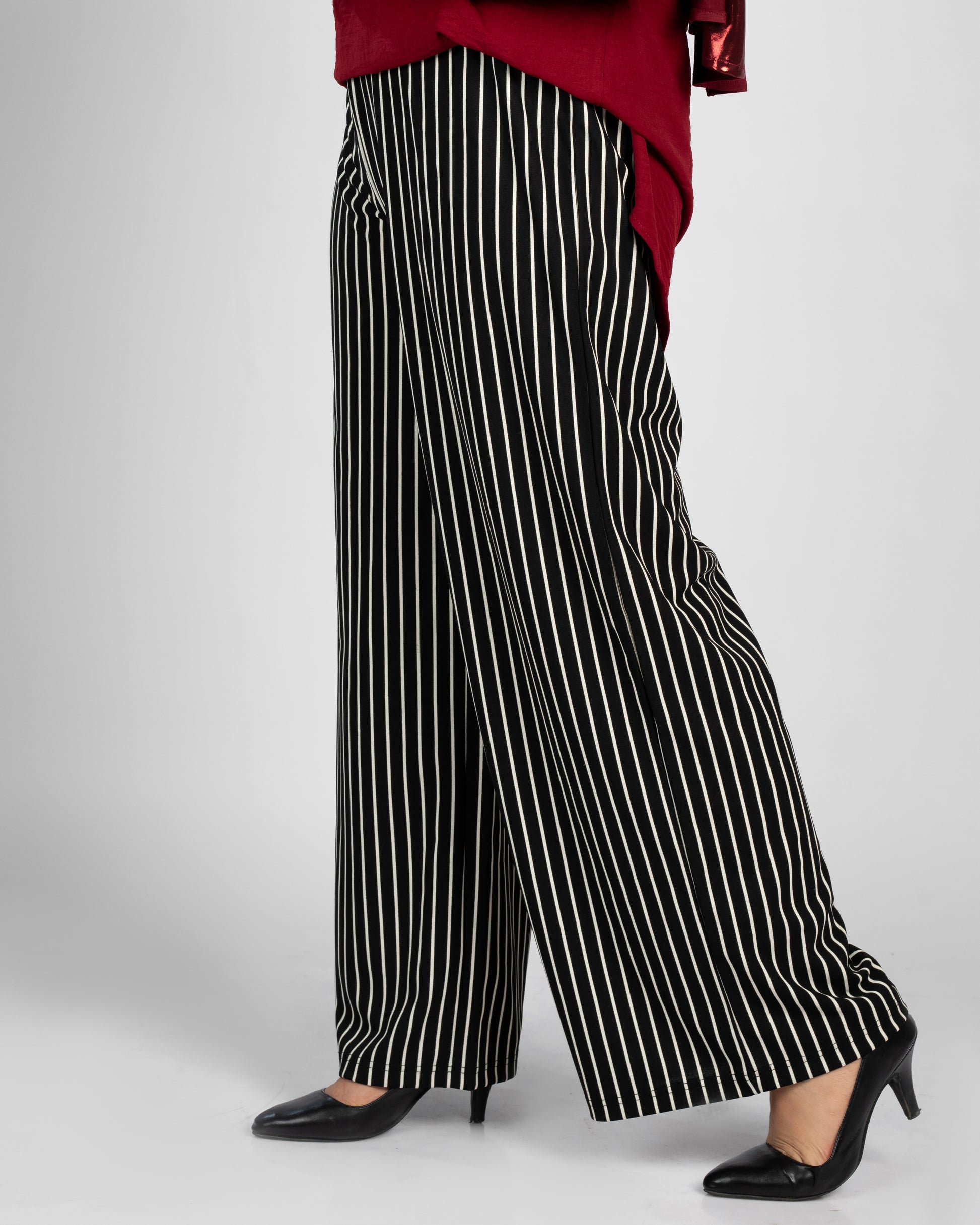Basic Striped Pants - 1001
