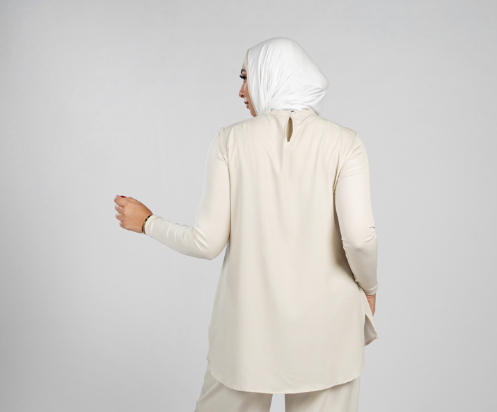 Basic Soft Jacquard Top - 139