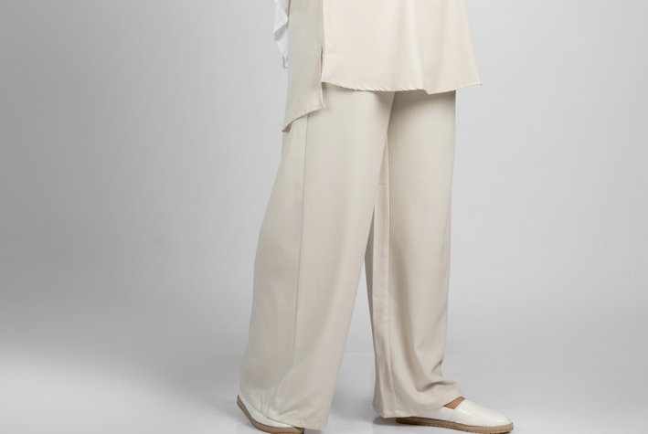 Basic Soft Jacquard Pants - 137