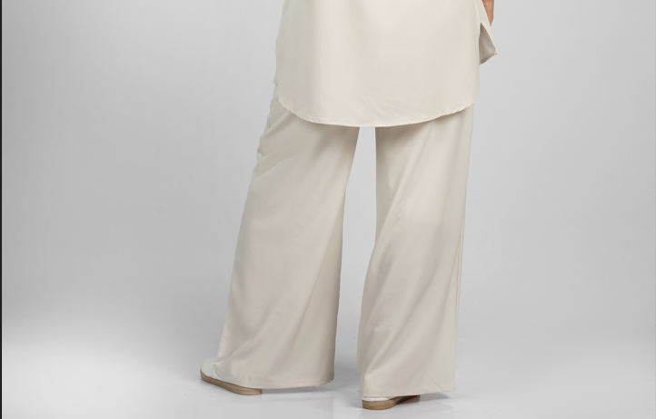 Basic Soft Jacquard Pants - 137